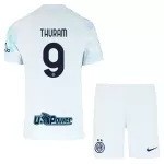 Günstige Inter Mailand Thuram 9 Kindertrikot Auswärts 2025/26 Kurzarm