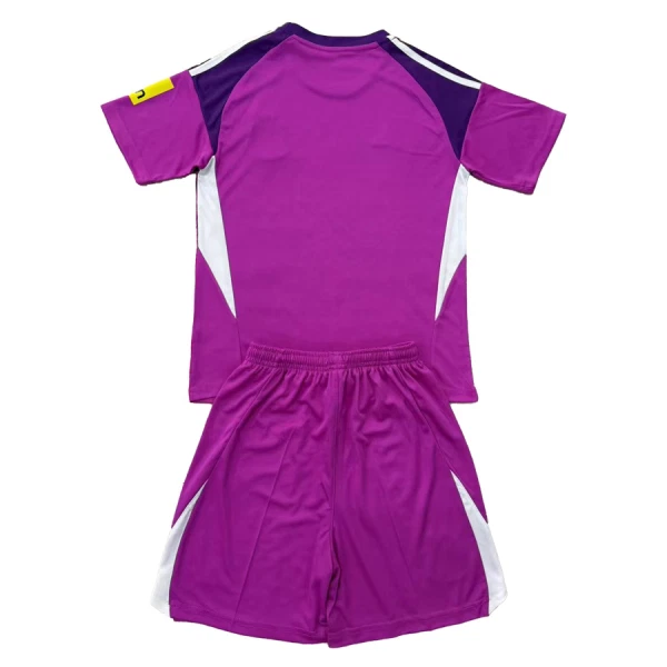 Günstige Newcastle United Torwart Kindertrikot 2025/26 Kurzarm Lila