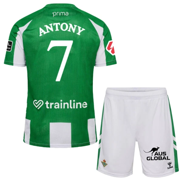 Günstige Real Betis Antony 7 Kindertrikot Heim 2025/26 Kurzarm Günstige Real Betis Antony 7 Kindertrikot Heim 2025/26 Kurzarm