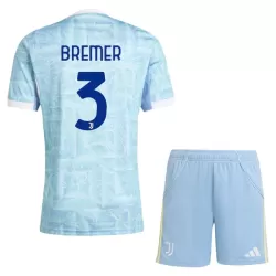 Günstige Juventus Turin Bremer 3 Kindertrikot Auswärts 2025/26 Kurzarm Günstige Juventus Turin Bremer 3 Kindertrikot Auswärts 2025/26 Kurzarm