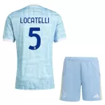 Günstige Juventus Turin Locatelli 5 Kindertrikot Auswärts 2025/26 Kurzarm