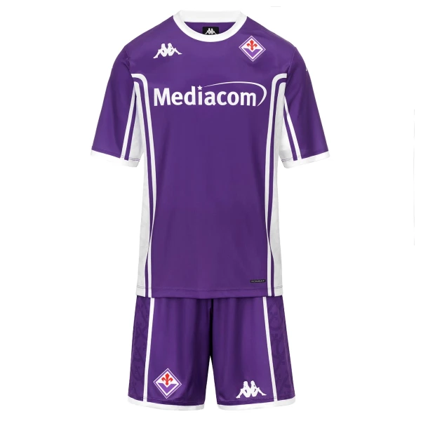 Günstige AC Florenz Kindertrikot Heim 2025/26 Kurzarm Günstige AC Florenz Kindertrikot Heim 2025/26 Kurzarm
