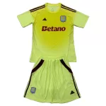 Günstige Aston Villa Torwart Kindertrikot 2025/26 Kurzarm Gelbe