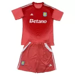Günstige Aston Villa Torwart Kindertrikot 2025/26 Kurzarm Rote