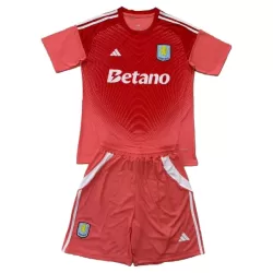 Günstige Aston Villa Torwart Kindertrikot 2025/26 Kurzarm Rote Günstige Aston Villa Torwart Kindertrikot 2025/26 Kurzarm Rote