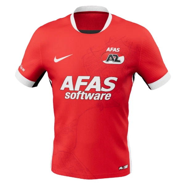 Günstige AZ Alkmaar Herrentrikot Heim 2025/26 Kurzarm Günstige AZ Alkmaar Herrentrikot Heim 2025/26 Kurzarm
