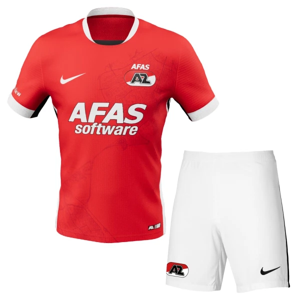 Günstige AZ Alkmaar Kindertrikot Heim 2025/26 Kurzarm Günstige AZ Alkmaar Kindertrikot Heim 2025/26 Kurzarm