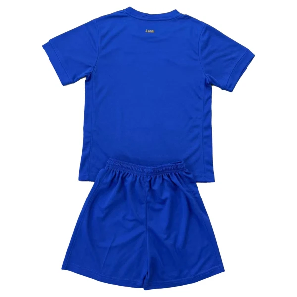 Günstige Finnland Kindertrikot Heim 2025 Kurzarm