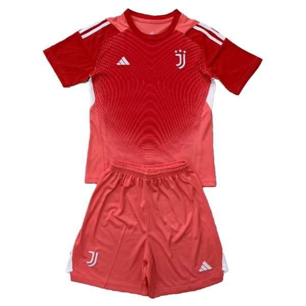 Günstige Juventus Turin Torwart Kindertrikot 2025/26 Kurzarm Rote Günstige Juventus Turin Torwart Kindertrikot 2025/26 Kurzarm Rote