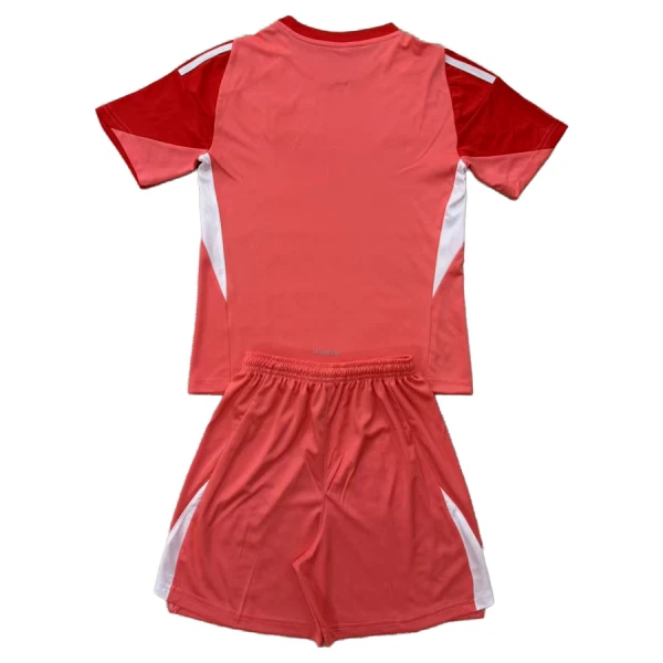 Günstige Juventus Turin Torwart Kindertrikot 2025/26 Kurzarm Rote