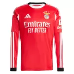 Günstige SL Benfica Herrentrikot Heim 2025/26 Langarm