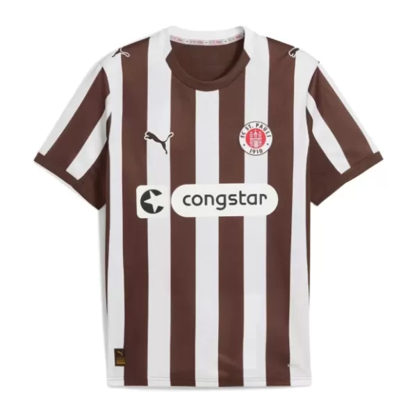Günstige St Pauli Herrentrikot Heim 2025/26 Kurzarm Günstige St Pauli Herrentrikot Heim 2025/26 Kurzarm