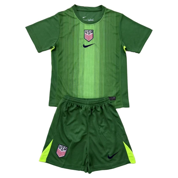 Günstige USA Torwart Kindertrikot 2025 Kurzarm Günstige USA Torwart Kindertrikot 2025 Kurzarm