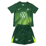 Günstige VfL Wolfsburg Kindertrikot Heim 2025/26 Kurzarm