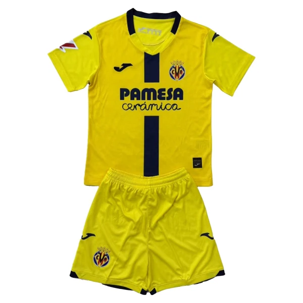Günstige Villarreal Kindertrikot Heim 2025/26 Kurzarm Günstige Villarreal Kindertrikot Heim 2025/26 Kurzarm