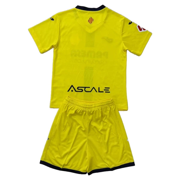 Günstige Villarreal Kindertrikot Heim 2025/26 Kurzarm
