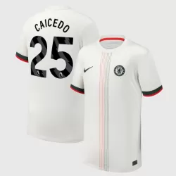 Günstige Chelsea Caicedo 25 Herrentrikot Auswärts 2025/26 Kurzarm Günstige Chelsea Caicedo 25 Herrentrikot Auswärts 2025/26 Kurzarm