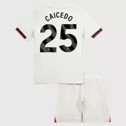 Günstige Chelsea Caicedo 25 Kindertrikot Auswärts 2025/26 Kurzarm Günstige Chelsea Caicedo 25 Kindertrikot Auswärts 2025/26 Kurzarm