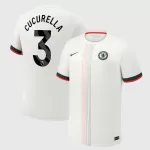 Günstige Chelsea Cucurella 3 Herrentrikot Auswärts 2025/26 Kurzarm