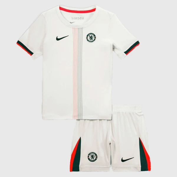 Günstige Chelsea Kindertrikot Auswärts 2025/26 Kurzarm Günstige Chelsea Kindertrikot Auswärts 2025/26 Kurzarm