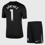 Günstige Chelsea Sanchez 1 Torwart Kindertrikot 2025/26 Kurzarm