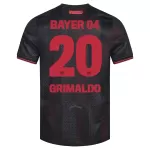 Günstige Bayer 04 Leverkusen Alejandro Grimaldo 20 Herrentrikot Heim 2025/26 Kurzarm