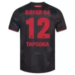 Günstige Bayer 04 Leverkusen Edmond Tapsoba 12 Herrentrikot Heim 2025/26 Kurzarm