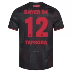 Günstige Bayer 04 Leverkusen Edmond Tapsoba 12 Herrentrikot Heim 2025/26 Kurzarm Günstige Bayer 04 Leverkusen Edmond Tapsoba 12 Herrentrikot Heim 2025/26 Kurzarm
