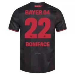 Günstige Bayer 04 Leverkusen Victor Boniface 22 Herrentrikot Heim 2025/26 Kurzarm Günstige Bayer 04 Leverkusen Victor Boniface 22 Herrentrikot Heim 2025/26 Kurzarm
