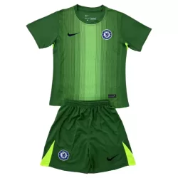 Günstige Chelsea Torwart Kindertrikot 2025/26 Kurzarm Grüne