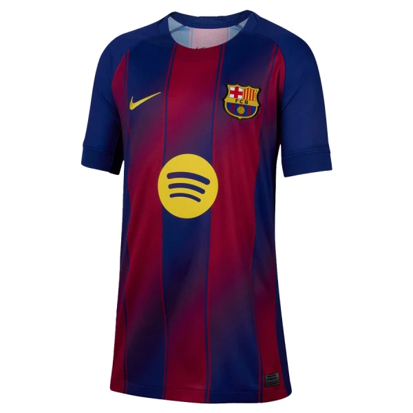 Günstige FC Barcelona Kindertrikot Heim 2025/26 Kurzarm