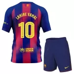 Günstige FC Barcelona Lamine Yamal 10 Kindertrikot Heim 2025/26 Kurzarm
