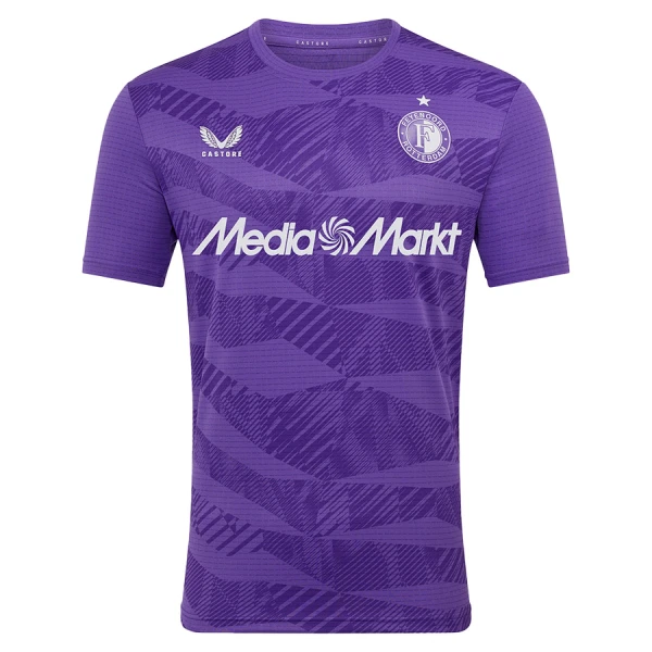 Günstige Feyenoord Torwart Herrentrikot 2025/26 Kurzarm Lila Günstige Feyenoord Torwart Herrentrikot 2025/26 Kurzarm Lila