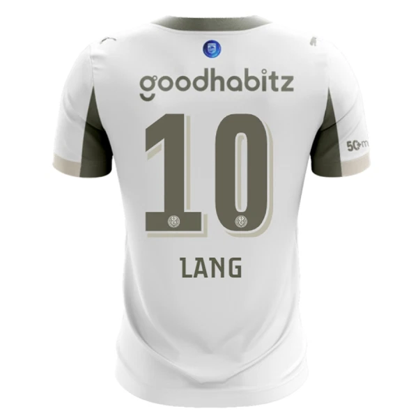 Günstige PSV Eindhoven Lang 10 Herrentrikot Ausweich 2025/26 Kurzarm Günstige PSV Eindhoven Lang 10 Herrentrikot Ausweich 2025/26 Kurzarm