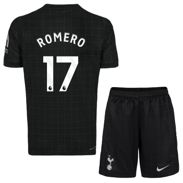 Günstige Tottenham Hotspur Romero 17 Kindertrikot Auswärts 2025/26 Kurzarm