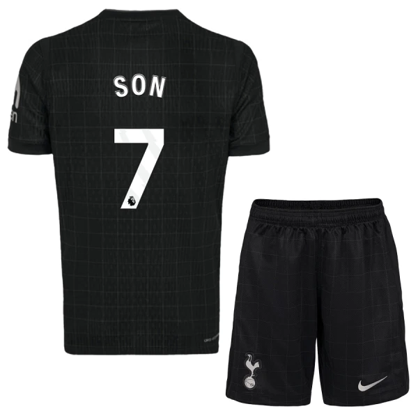 Günstige Tottenham Hotspur Son 7 Kindertrikot Auswärts 2025/26 Kurzarm Günstige Tottenham Hotspur Son 7 Kindertrikot Auswärts 2025/26 Kurzarm