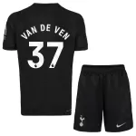 Günstige Tottenham Hotspur Van De Ven 37 Kindertrikot Auswärts 2025/26 Kurzarm