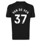 Günstige Tottenham Hotspur Van De Ven 37 Kindertrikot Auswärts 2025/26 Kurzarm
