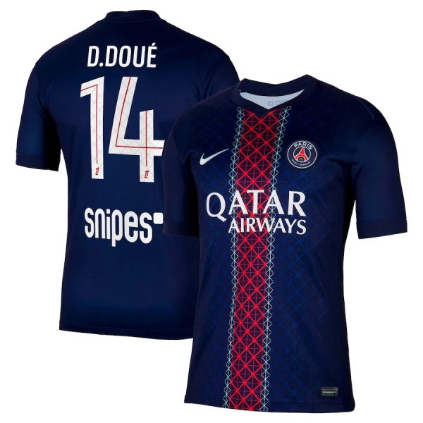 Günstige Paris Saint-Germain Desire Doue 14 Herrentrikot Heim 2025/26 Kurzarm Günstige Paris Saint-Germain Desire Doue 14 Herrentrikot Heim 2025/26 Kurzarm
