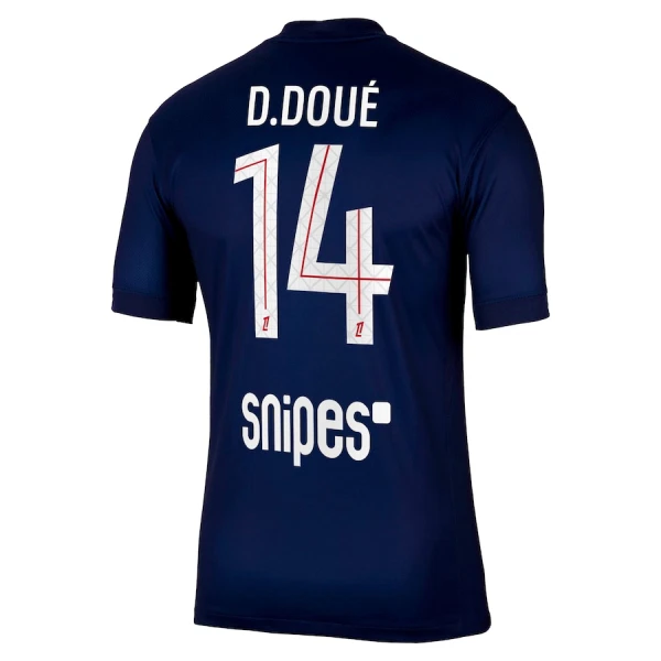 Günstige Paris Saint-Germain Desire Doue 14 Herrentrikot Heim 2025/26 Kurzarm