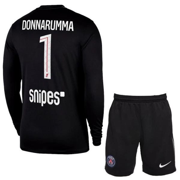 Günstige Paris Saint-Germain Gianluigi Donnarumma 1 Torwart Kindertrikot 2025/26 Langarm Günstige Paris Saint-Germain Gianluigi Donnarumma 1 Torwart Kindertrikot 2025/26 Langarm