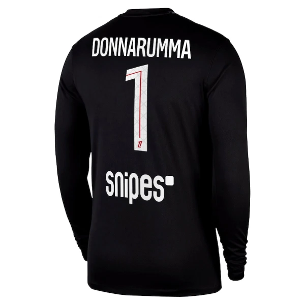 Günstige Paris Saint-Germain Gianluigi Donnarumma 1 Torwart Kindertrikot 2025/26 Langarm