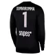 Günstige Paris Saint-Germain Gianluigi Donnarumma 1 Torwart Kindertrikot 2025/26 Langarm