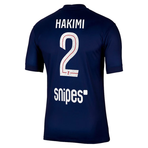 Günstige Paris Saint-Germain Hakimi 2 Herrentrikot Heim 2025/26 Kurzarm