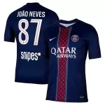Günstige Paris Saint-Germain Joao Neves 87 Herrentrikot Heim 2025/26 Kurzarm