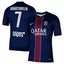 Günstige Paris Saint-Germain Kvaratskhelia 7 Herrentrikot Heim 2025/26 Kurzarm Günstige Paris Saint-Germain Kvaratskhelia 7 Herrentrikot Heim 2025/26 Kurzarm