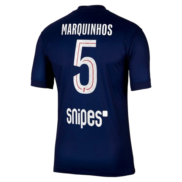Günstige Paris Saint-Germain Marquinhos 5 Herrentrikot Heim 2025/26 Kurzarm
