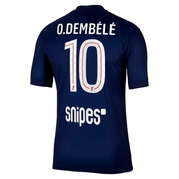 Günstige Paris Saint-Germain O. Dembele 10 Herrentrikot Heim 2025/26 Kurzarm