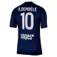Günstige Paris Saint-Germain O. Dembele 10 Herrentrikot Heim 2025/26 Kurzarm