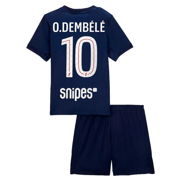 Günstige Paris Saint-Germain O. Dembele 10 Kindertrikot Heim 2025/26 Kurzarm Günstige Paris Saint-Germain O. Dembele 10 Kindertrikot Heim 2025/26 Kurzarm